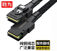 勝為SFF-8087對SFF-8087連接線 SAS線36P對36P 支持12GPBS 0.8米WSAS8087G 