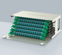 144芯ODF光纖配線(xiàn)架LC單模滿(mǎn)配 標(biāo)準(zhǔn)19英寸機(jī)架式1.2mm冷軋板 ODF-1144L-S