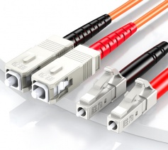 LC-SC多模雙芯光纖跳線 勝為 FMC-205